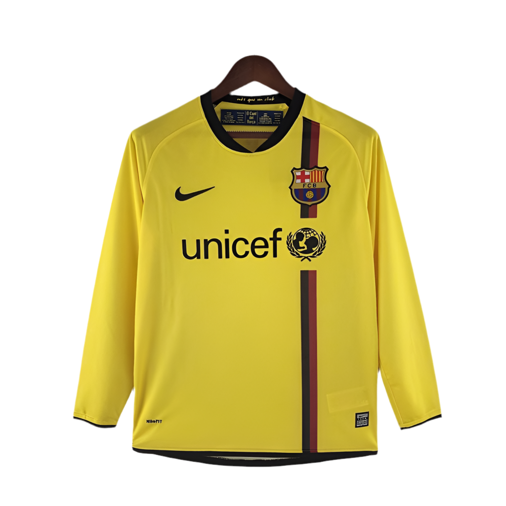 FC Barcelone Extérieur Manches Longues 2008/2009