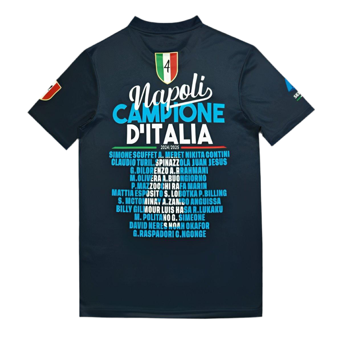 Naples T-Shirt Champion d’Italie 2025