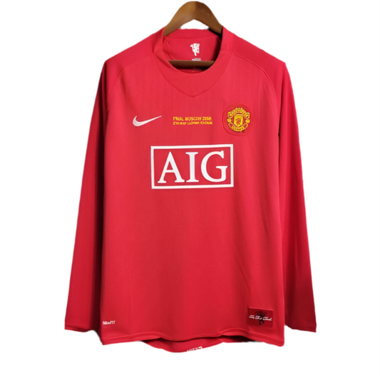 Manchester United Domicile Manches Longues 2007/2009
