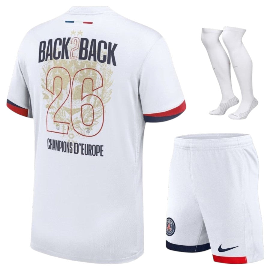 Paris Saint-Germain Kit Enfant 2 Étoiles Back 2 Back Extérieur 2026