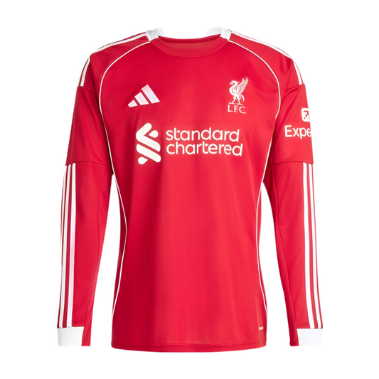 Liverpool Domicile Manches Longues 2025/2026