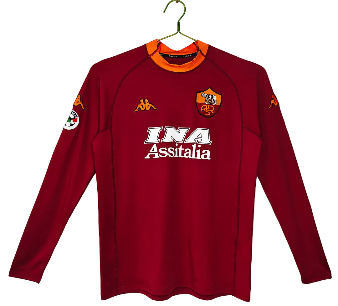 AS Roma Domicile Manches Longues 2002/2003