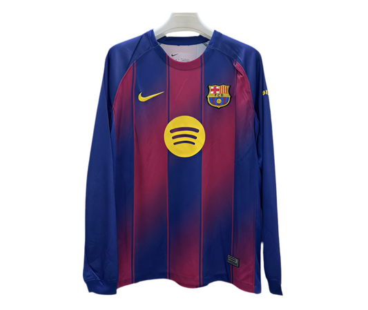 FC Barcelone Domicile Manches Longues 2025/2026