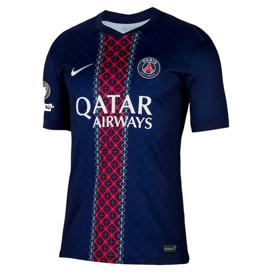 Paris Saint-Germain Domicile 2025/2026 avec Badge Champion d’Europe 2025 et UEFA Fondation 10years