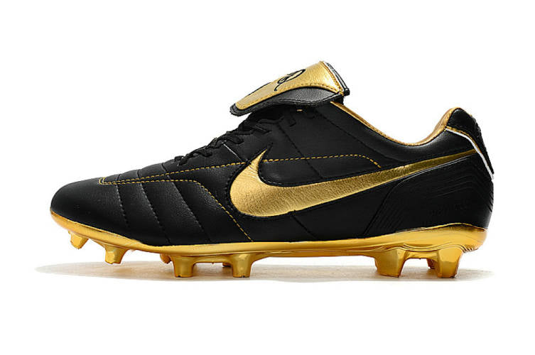 Nike Noir et Doré Tiempo Legend 7 R10 Elite